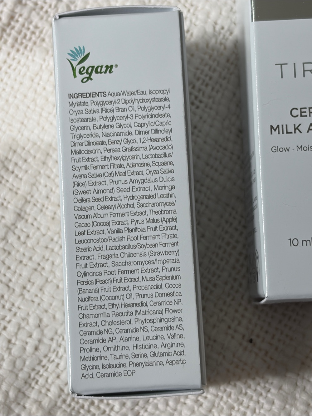 ⭐️ 5 for $20 - 2 New Tirtir Ceramic Milk Ampoule Moisturizer Samples .33oz each - Picture 2 of 5